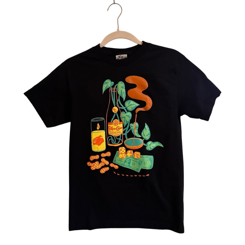 FSG Topo Chico Black Retro T-Shirt Small